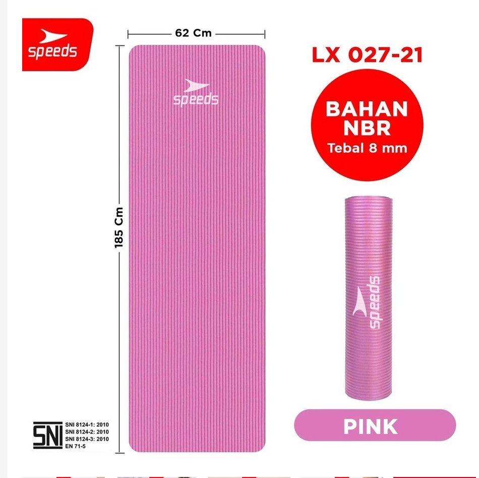 TrailTop Matras Yoga Premium Anti Slip Matras Olahraga Yoga Mat Karpet Olahraga Workout 8/10mm