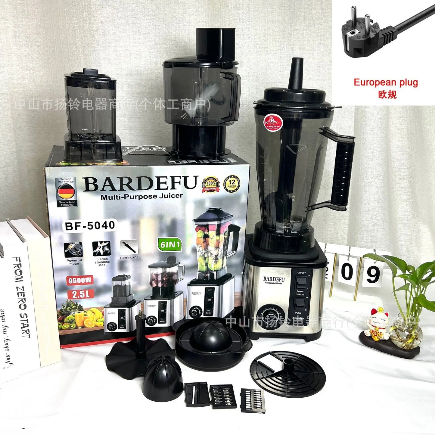 Ice Shaver Crusher Stainless Steel Large Capacity Minced Meat Licuadora Ninja Juicer