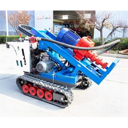 Crawler down-the-hole drill rig photovoltaic pile driver rock mine drilling rural small spiral courtyard ground nail