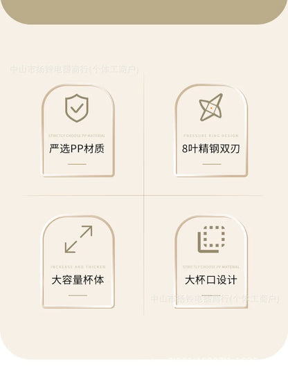 Ice Shaver Crusher Stainless Steel Large Capacity Minced Meat Licuadora Ninja Juicer