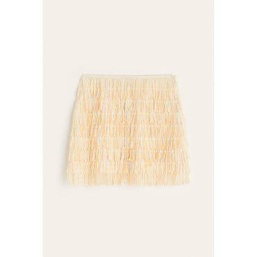 H&M Wanita Sequin-fringed skirt