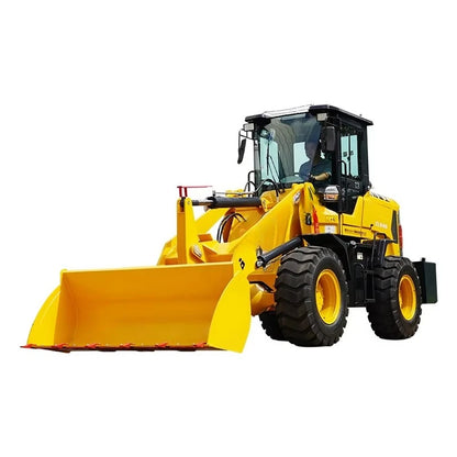 Multi-function design of miniature skid steer loader for reliable operation and efficient excavation of heavy construction