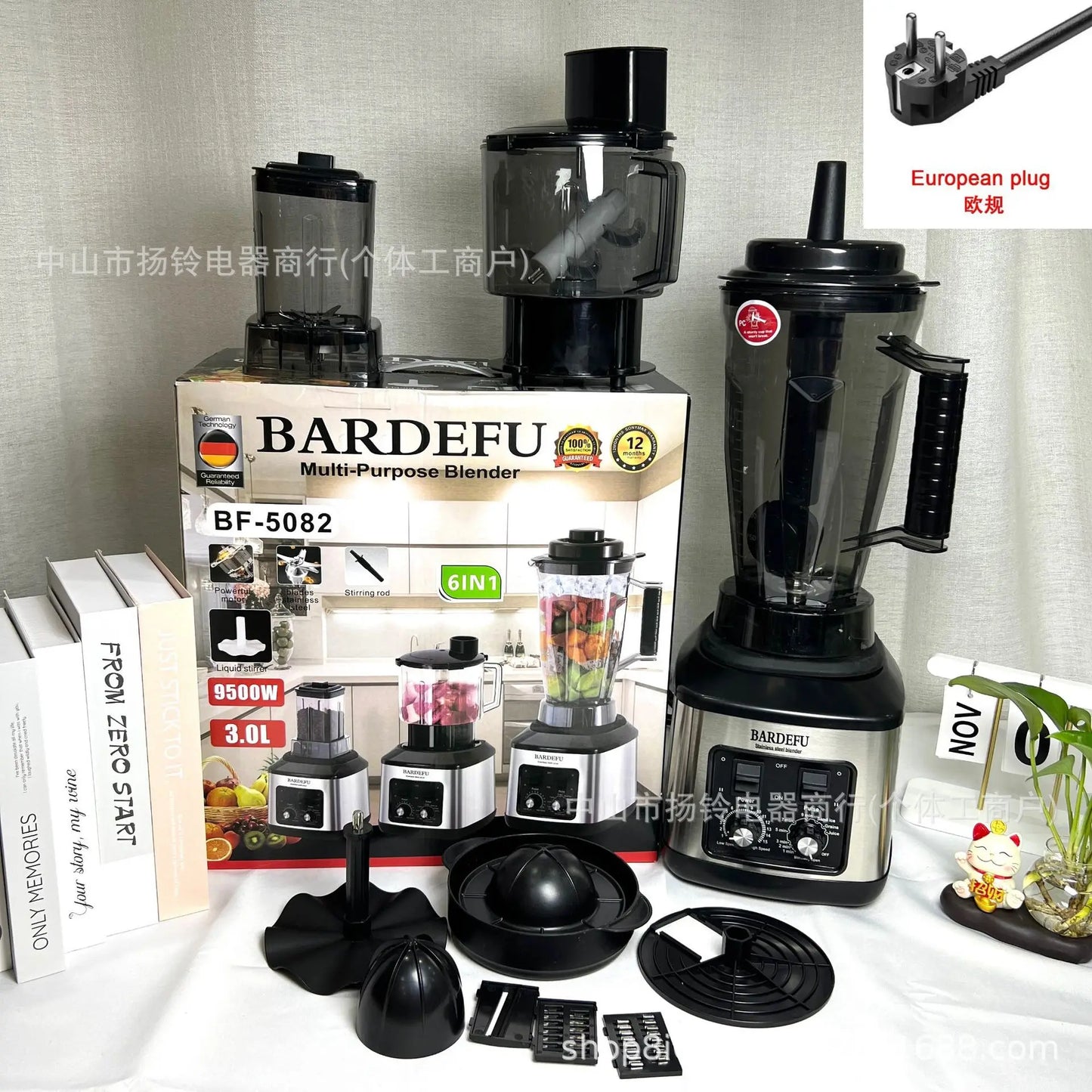 Ice Shaver Crusher Stainless Steel Large Capacity Minced Meat Licuadora Ninja Juicer