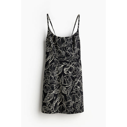 H&M Wanita Strappy Dress Black