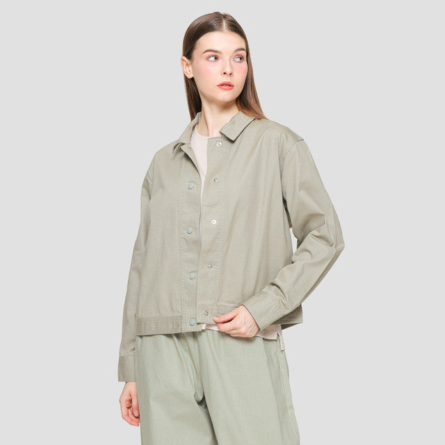 Suko Twill Collar Jaket Wanita 121784795