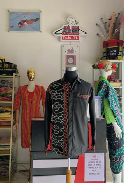 Kemeja Tais Lengan Panjan untuk Pria