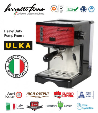 Ferratti Ferro Espresso Machine Coffee FCM3601