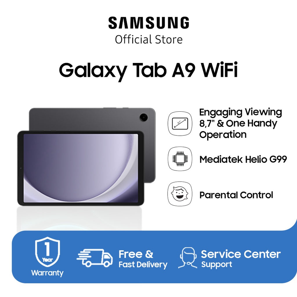 Samsung Galaxy Tab A9 WiFi 4/64GB - Graphite