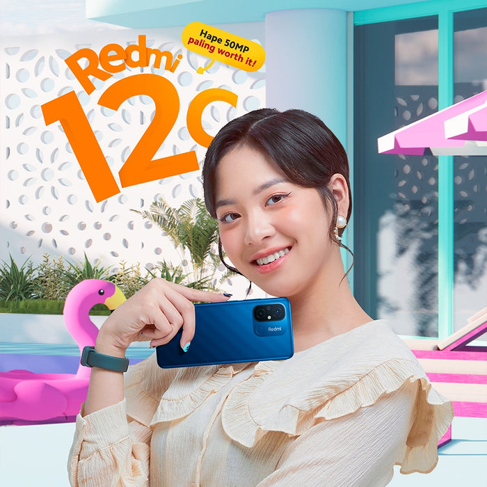 Xiaomi Redmi 12C (3GB/32GB) | (4GB/64GB) |  MediaTek Helio G85 50MP AI Dual Kamera Layar HD+ 6,71" 5000mAh