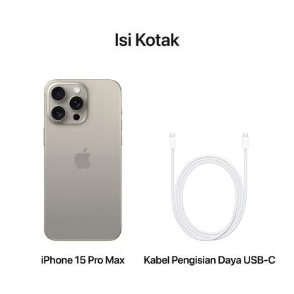 Apple iPhone 15 Pro Max 128GB/ 256GB, Garansi Resmi iBox