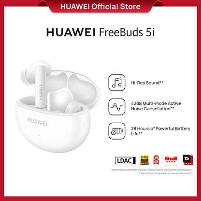 HUAWEI FreeBuds 5i Noise Cancellation TWS | Hi-Res Sound | 28hours of Powerful Battery Life | Wireless Earphone