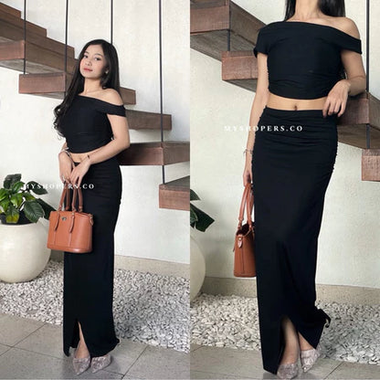 Setelan One Set/Top Mochi Fuji Viral Spandex Sintetis