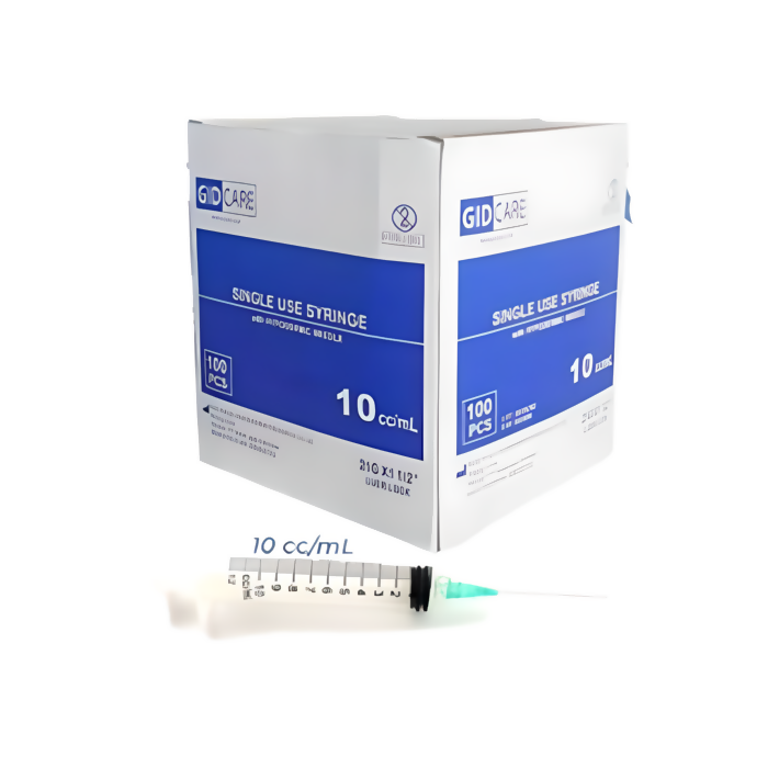 Disposable Syringe 10cc GIDCARE