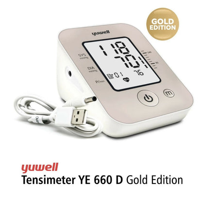 ￼Tensimeter digital yuwell 660 D Gold Edition With USB