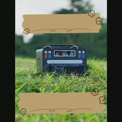 Genset Listrik Mini Portable Power Station Outdor camping 220V 400W/500W/800W/1200W/1700W