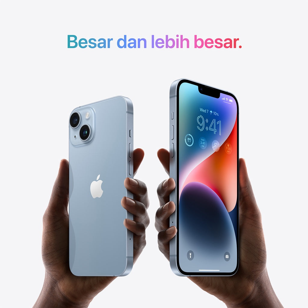 Apple iPhone 14 Plus 256GB, Blue Garansi Resmi iBox