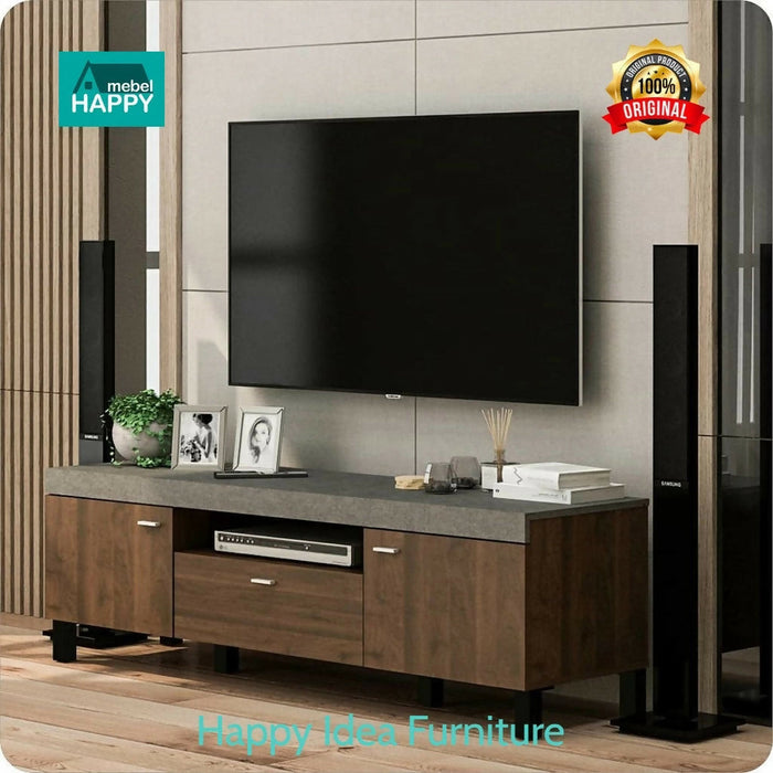 '- Meja TV LED Minimalis Panjang 2,1 Meter Benedict TV210 / Rak TV Modern Elegan Pira by Pro Design Benedict TV 210 Condor TV 210 Condor TV210 Benedict TV 150 Benedict TV150