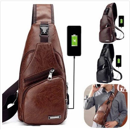 SLING BAG PRIA USB CHARGER IMPORT FREE USB