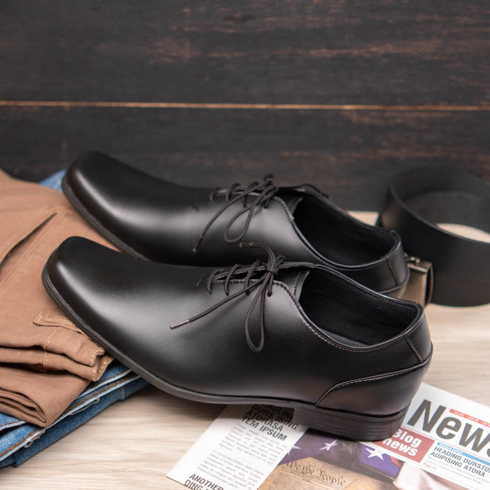 Sepatu Formal Kerja Pria Venesia 24 - Oxford Black