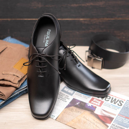 Sepatu Formal Kerja Pria Venesia 24 - Oxford Black