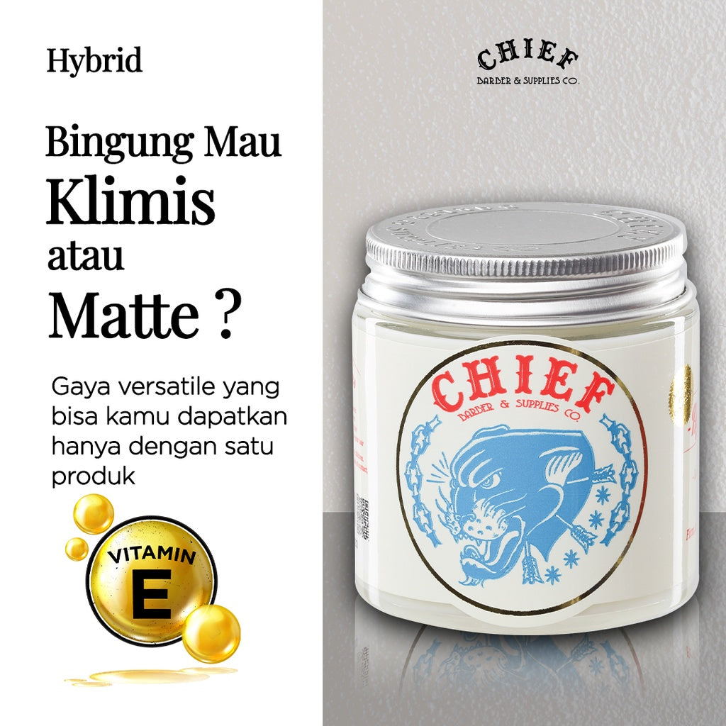 CHIEF PANTHERA HYBRID - Pomade Mix Oil & Waterbased 4oz