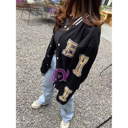 Jaket The Bone Varsity Korean Style