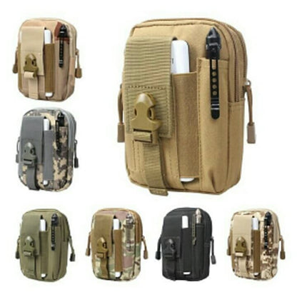 Sarung hp army dompet Tas pinggang HIJAU LORENG