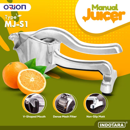 Manual Hand Juicer Stainless Steel - Orion MJS1