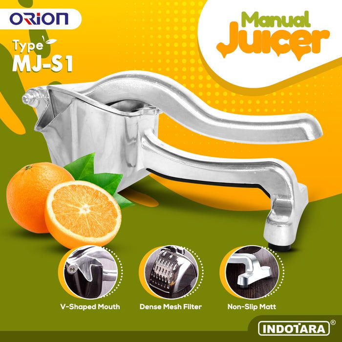 Manual Hand Juicer Stainless Steel - Orion MJS1