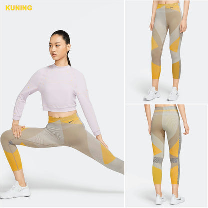 7/8 Women Nike Pro Legging Wanita High Waist Yoga