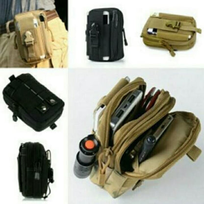 Sarung hp army dompet Tas pinggang HIJAU LORENG