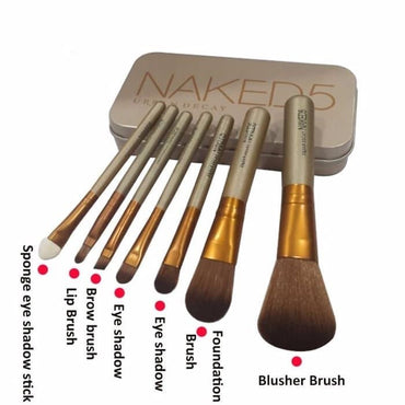 NAKED 5 BRUSH KALENG isi 7