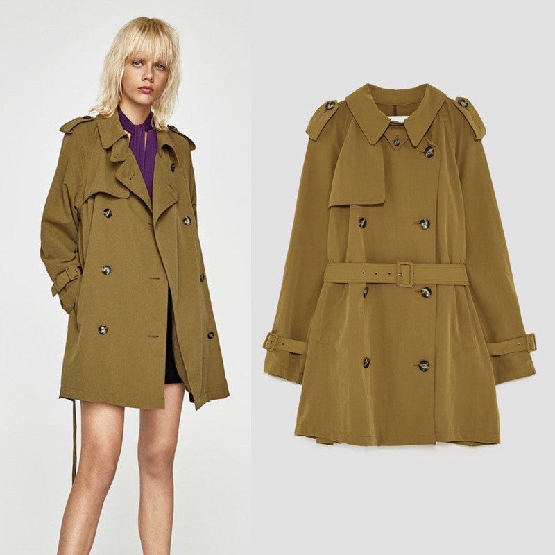 ZARA LIGHTWEIGHT FRENCH COAT