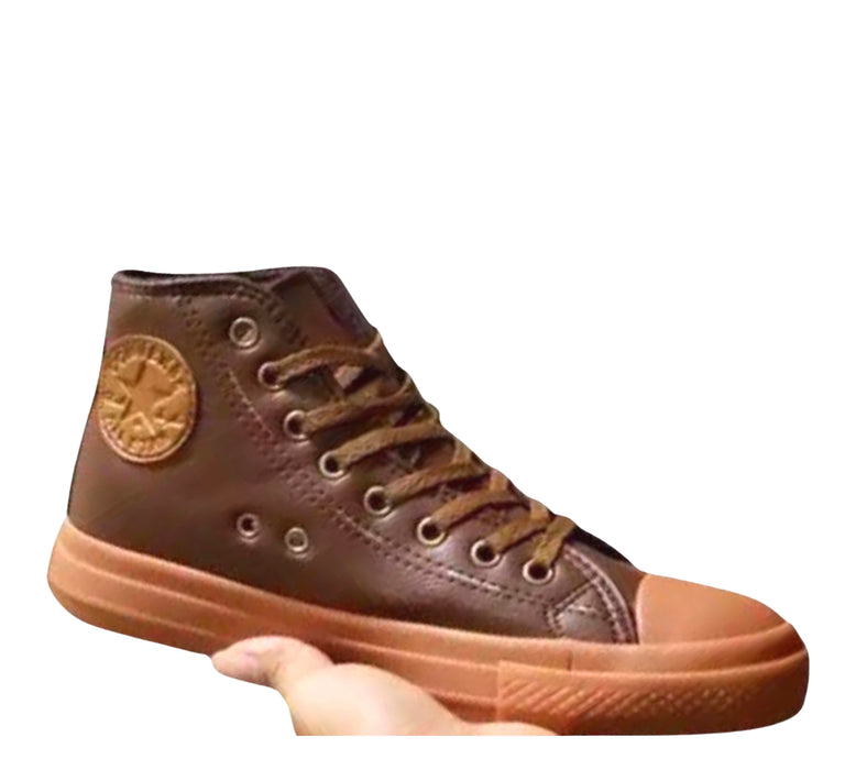 Converse All Star Leather - Light Brown High