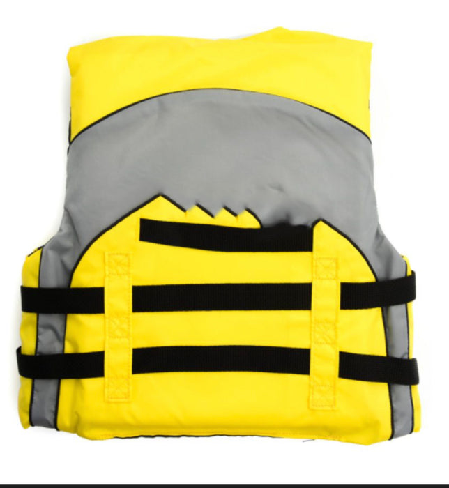 LIFE VEST JACKET FOR YOUTH, YELLOW/GREY
