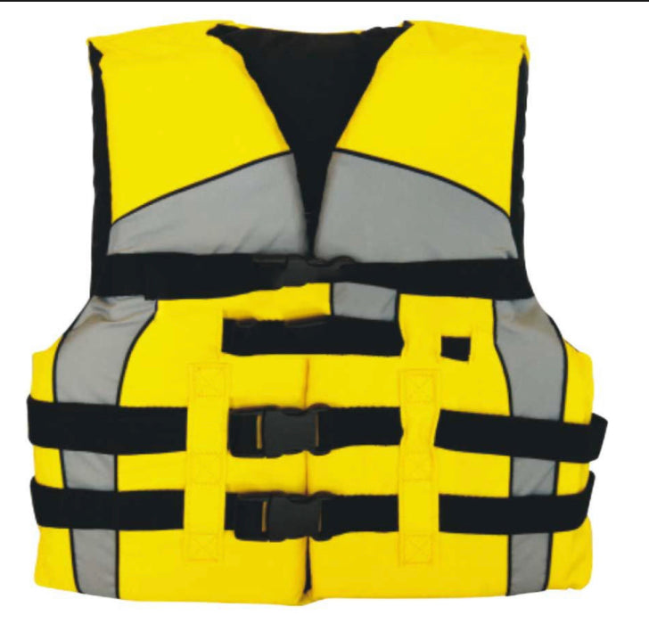 LIFE VEST JACKET FOR YOUTH, YELLOW/GREY