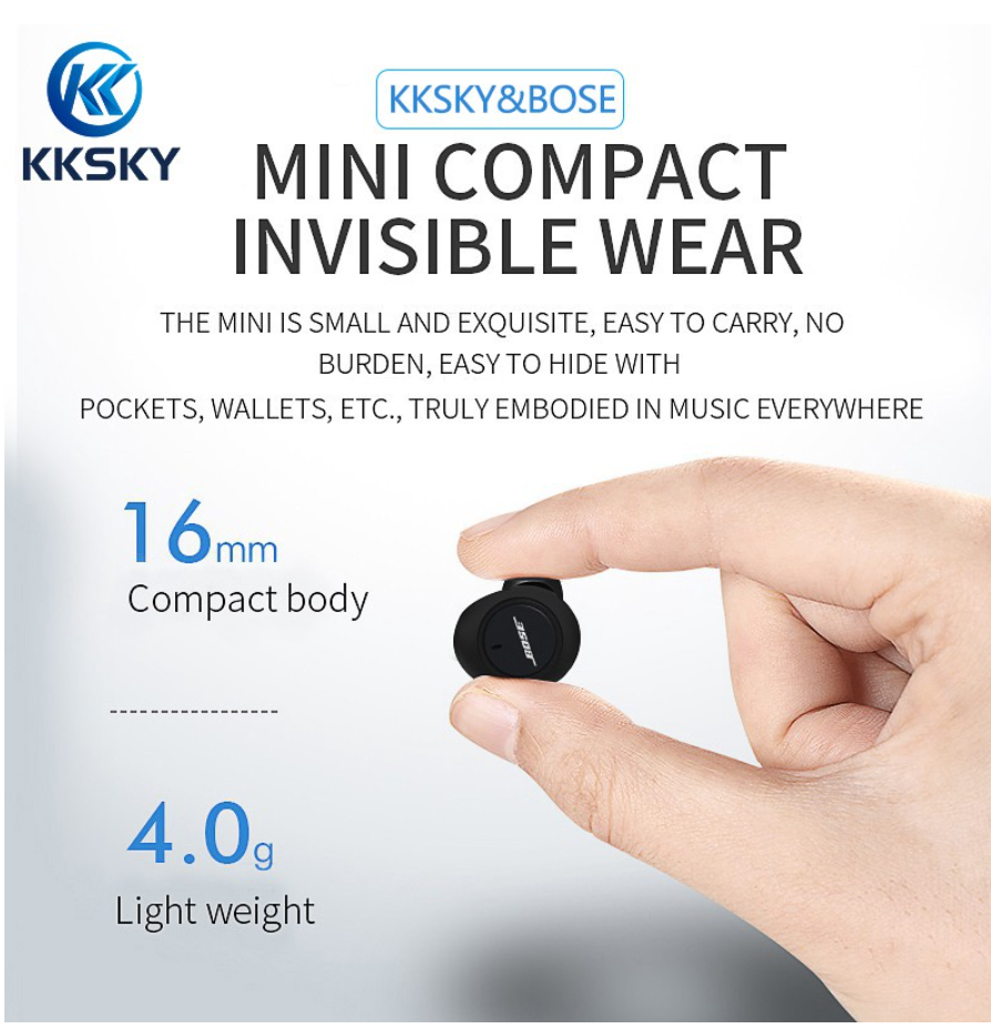 Boss TWS2 Earphone Wireless Bluetooth