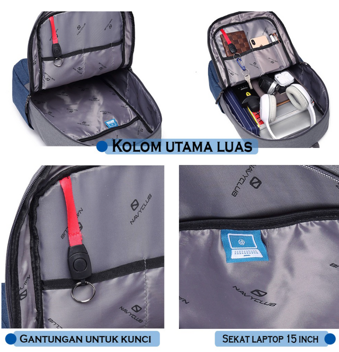 Unisex HFGI Backpack Up To 15.6 Inch