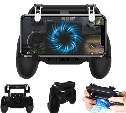 Game Pad Holder With Cooling Fan, and Power Bank, 4 in 1