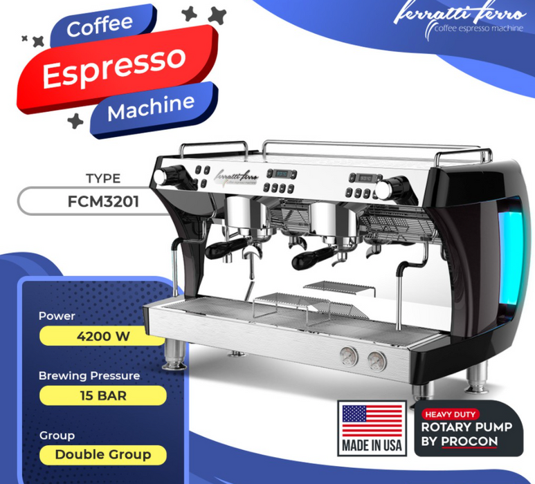 Ferratti Ferro Espresso Machine/ Coffee Maker FCM3201
