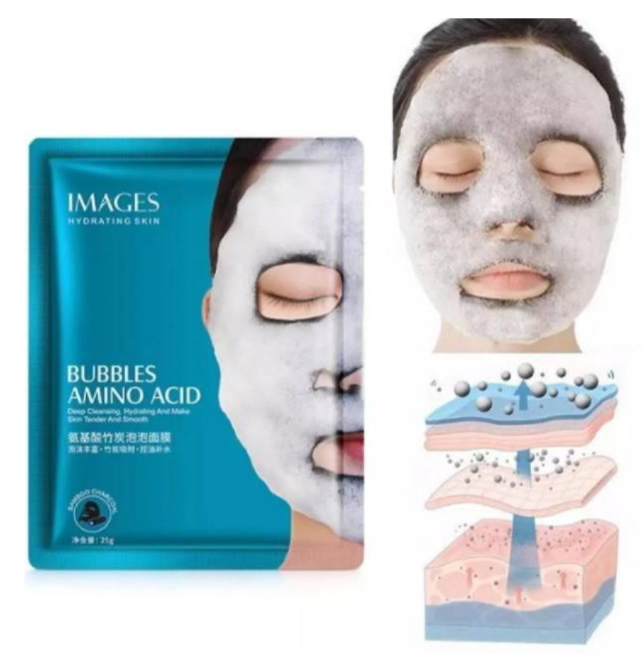 BUBBLES AMINO ACID MASK FOAM - MENGECILKAN PORI