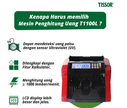 Money Counter - Tissor T1100L