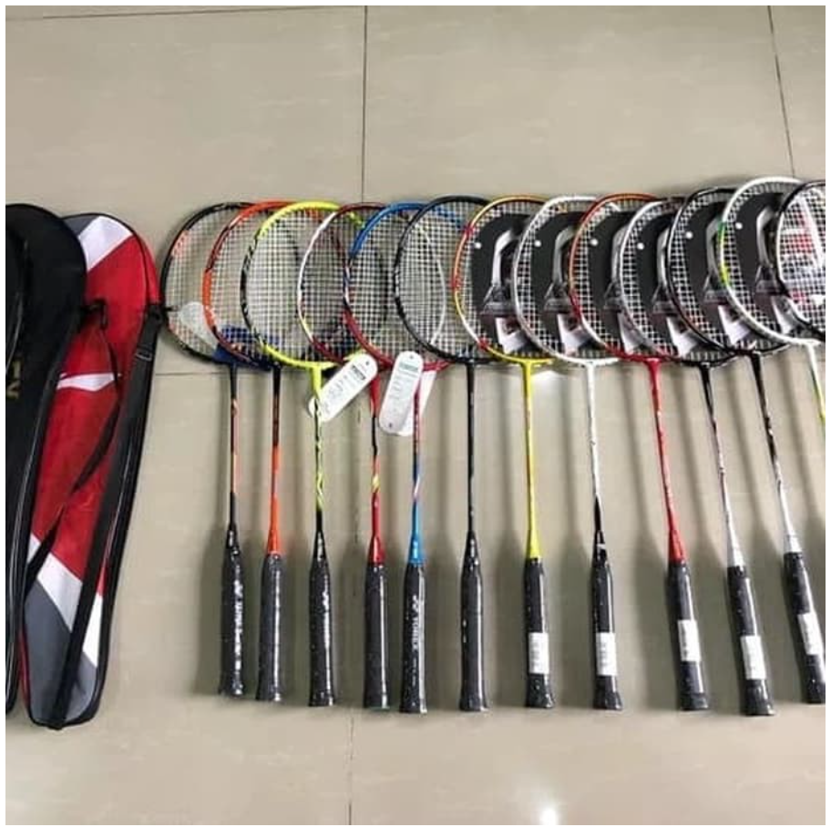 RAKET BADMINTON CARBON LINING SENAR (FREE TAS GRIP SENAR)