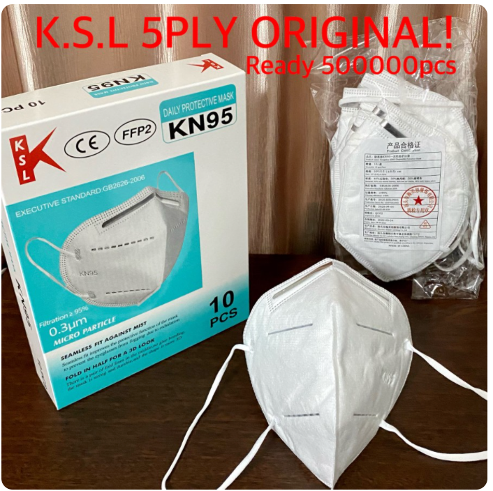 Masker N95 White KN95 (isi 10 pcs )