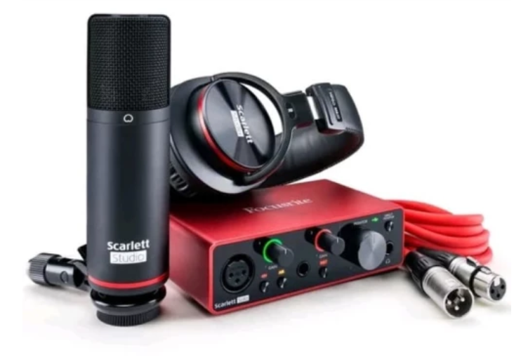 Focusrite Scarlett Solo Studio Recording Bundle (3rd Gen) hh