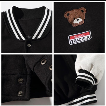 Jaket Baseball School Teacher Teddy Bear