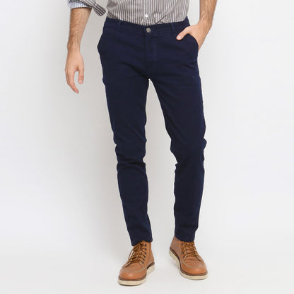 VENGOZ Celana Chino Pria Slim Fit - Navy - 29