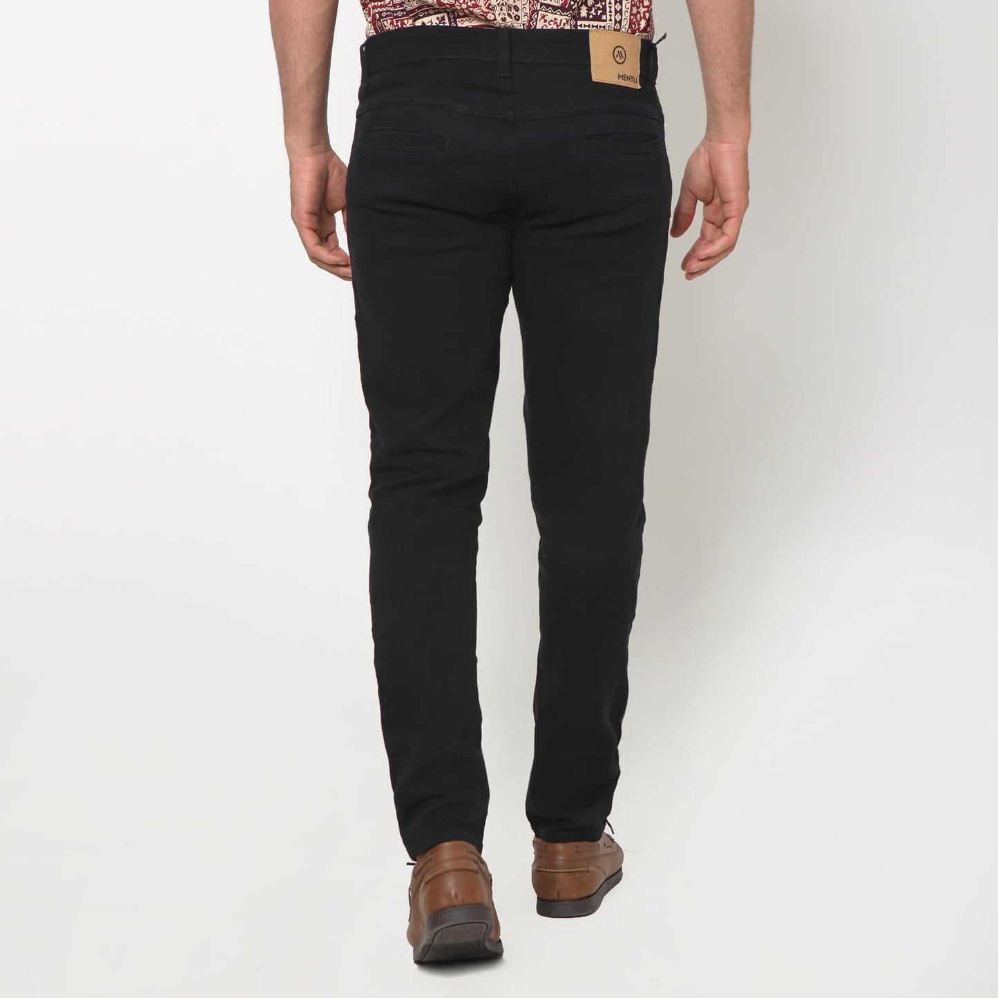 VENGOZ Celana Chino Pria Slim Fit - Black - Hitam,30