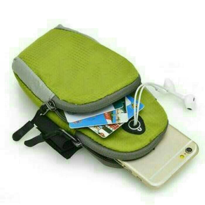 Armband Sport Wrist Holder tas HP serbaguna