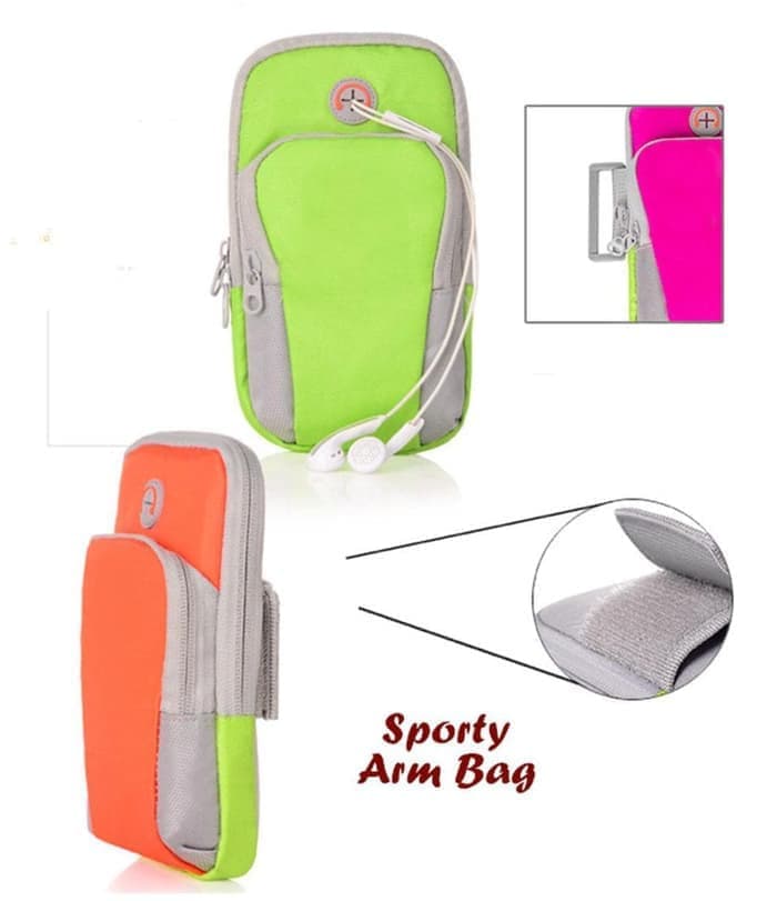 Armband Sport Wrist Holder tas HP serbaguna